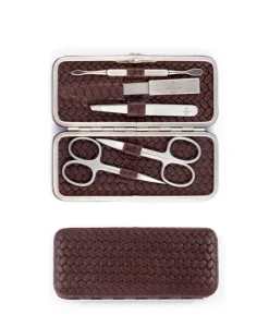 F. HAMMANN Reiseaccessoires|Maniküre Etuis|Woven Manicure Frame M – Maniküre-Etui Flechtleder