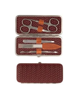 F. HAMMANN Reiseaccessoires|Maniküre Etuis|Woven Manicure Frame M – Maniküre-Etui Flechtleder