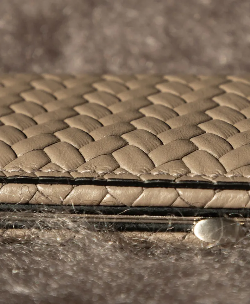 F. HAMMANN Reiseaccessoires|Maniküre Etuis|Woven Manicure Frame M – Maniküre-Etui Flechtleder