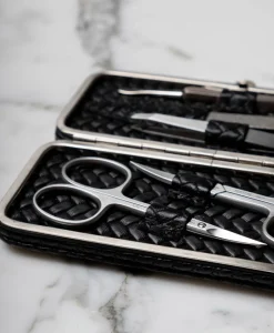 F. HAMMANN Reiseaccessoires|Maniküre Etuis|Woven Manicure Frame M – Maniküre-Etui Flechtleder