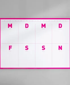 Fox & Poet Papeterie|Zeitloser Wochenplaner in schlichtem Design