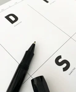 Fox & Poet Papeterie|Schreibtischzubehör|Zeitloser Wochenplaner in schlichtem Design