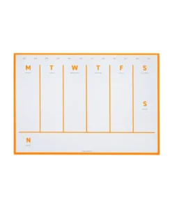 Fox & Poet Papeterie|Schreibtischzubehör|Zeitloser Wochenplaner in schlichtem Design